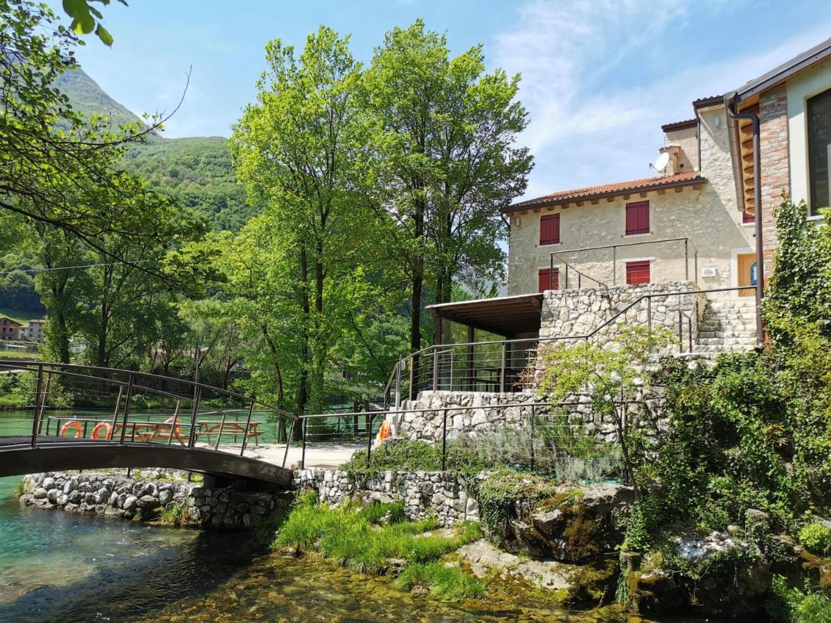 Casa Sul Fiume County House Acomodação com café da manhã Solagna Exterior foto